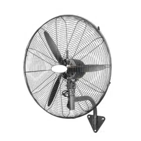 Ventilador de Parede Industrial com Motor CA de Metal Preto