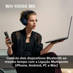 Headphones Sony WH-1000XM6 Bluetooth loja