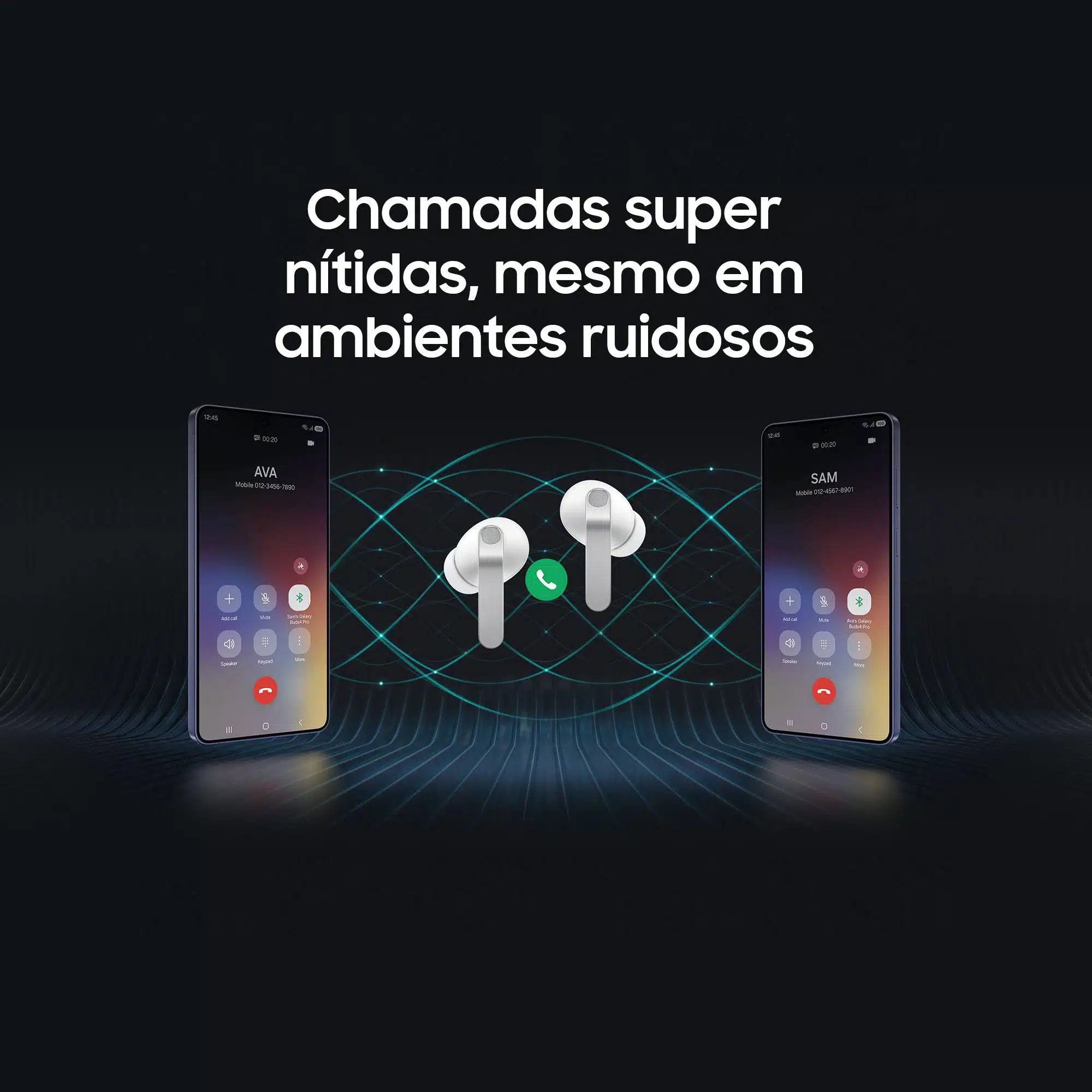 Auriculares Samsung Galaxy Buds 4 Pro Bluetooth Pink Gold (Versão Exclusiva) - Image 5
