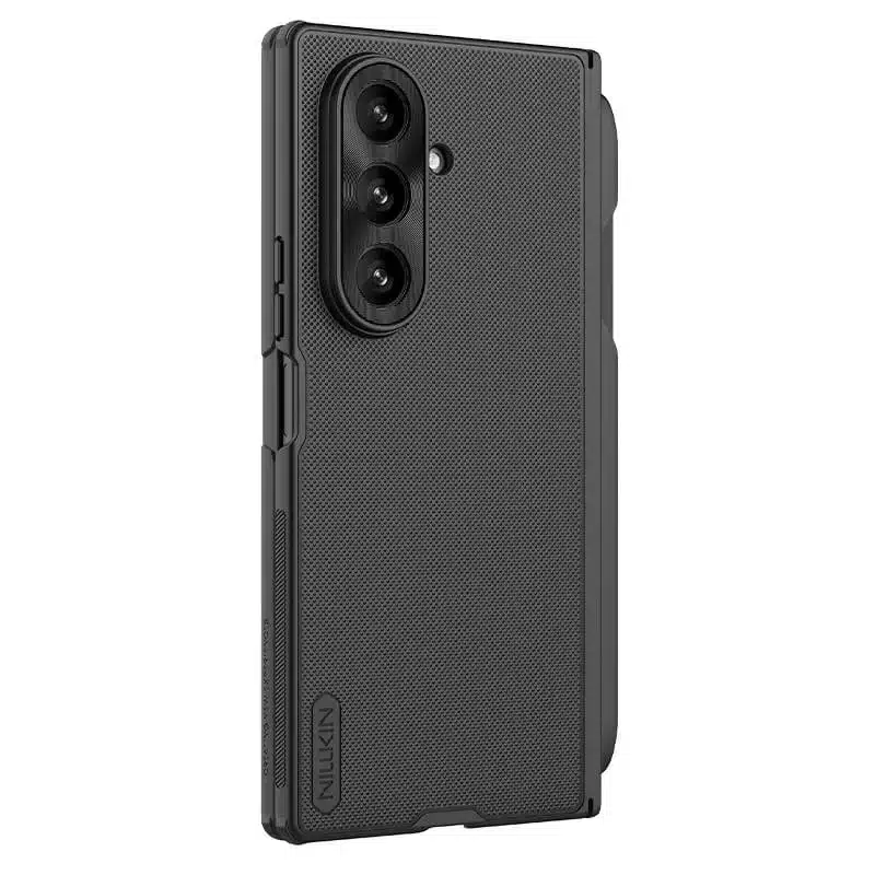 Capa Nillkin Super Frosted Shield Fold com S-Pen magnética fosca para Samsung Galaxy Z Fold7 (Fold 7 5G) - Preta - Image 4