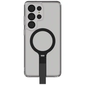 Capa Levelo Spira MagSafe Clear Grip para S26 Ultra - Preta loja luanda