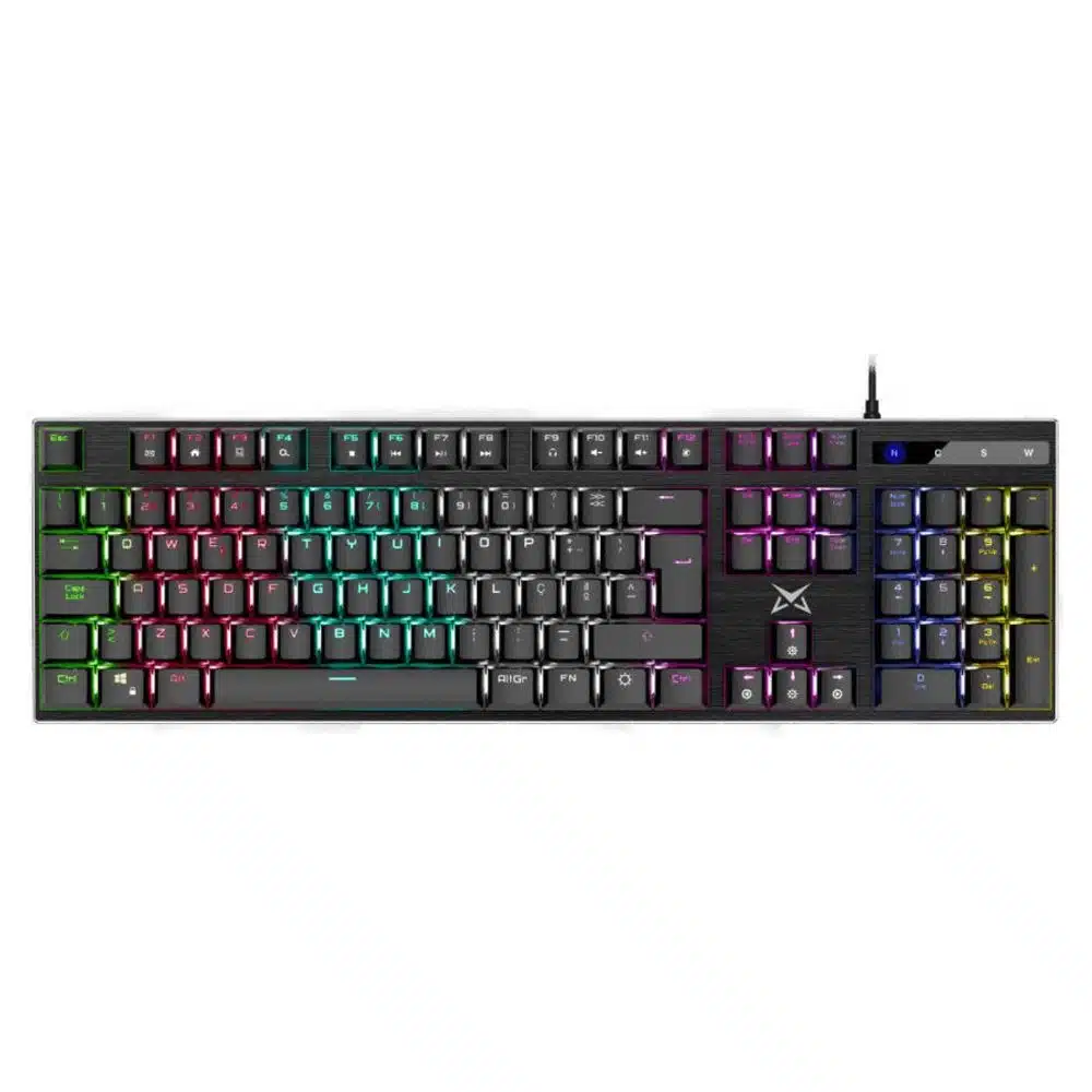 Teclado Gaming MATRICS X-Breed (Semi-mecânico - Português - Preto) |