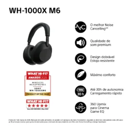 Headphones Sony WH-1000XM6 Bluetooth