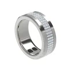 Alternative view of Anel feminino Inteligente Porodo Jewels com Monitor de Saúde - Prata