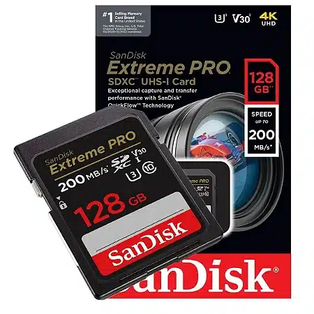 Cartão de Memória SDXC SANDISK Extreme PRO (200MB/s) UHS-I U3 V30 - Image 7