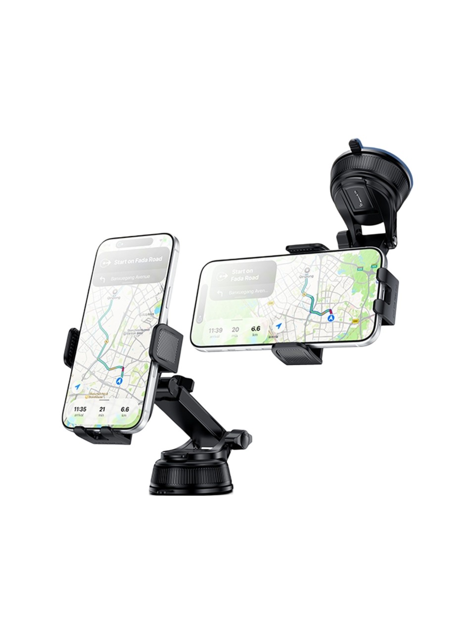 Suporte para Telefone com Ventosa de Vidro Ajustável em Altura e Rotação de 360 Graus, Anti-choque - Image 2