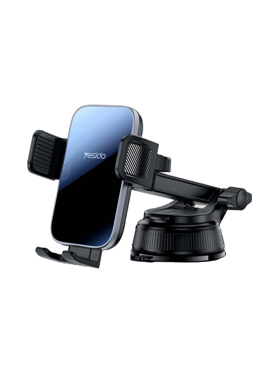 Suporte para Telefone com Ventosa de Vidro Ajustável em Altura e Rotação de 360 Graus, Anti-choque - Image 3