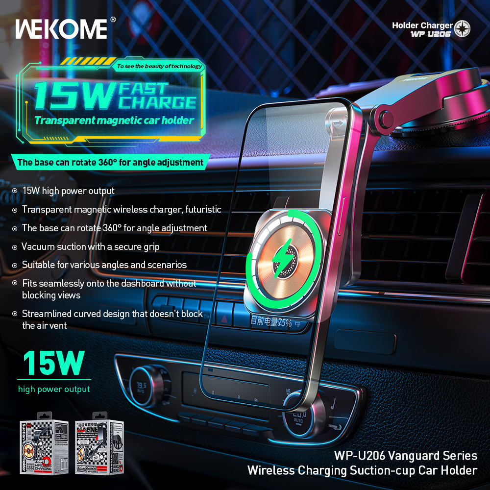 Suporte para carro com ventosa WEKOME - Image 3