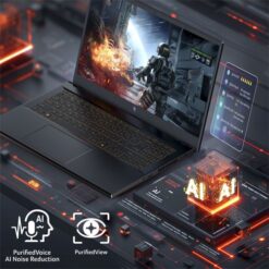 Portátil Gaming Acer Nitro V15 FHD de 15,6" 165Hz Intel Core i9-13900H |16GB RAM| SSD 512GB| GeForce RTX 5060|W11 Pro Preto Obsidiana | NH.QZ8EM.001 - Image 3