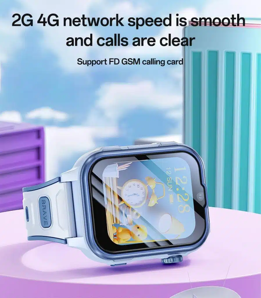 Relógio inteligente infantil 4G à prova d'água IP67 com GPS, chamadas de vídeo e função SOS YESIDO - Image 5