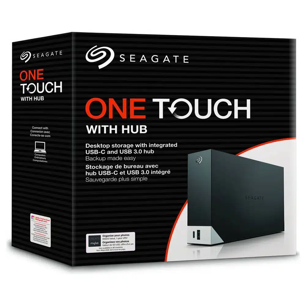 Disco Externo 3.5" Seagate One Touch Hub 16TB USB 3.0 Preto - Image 7
