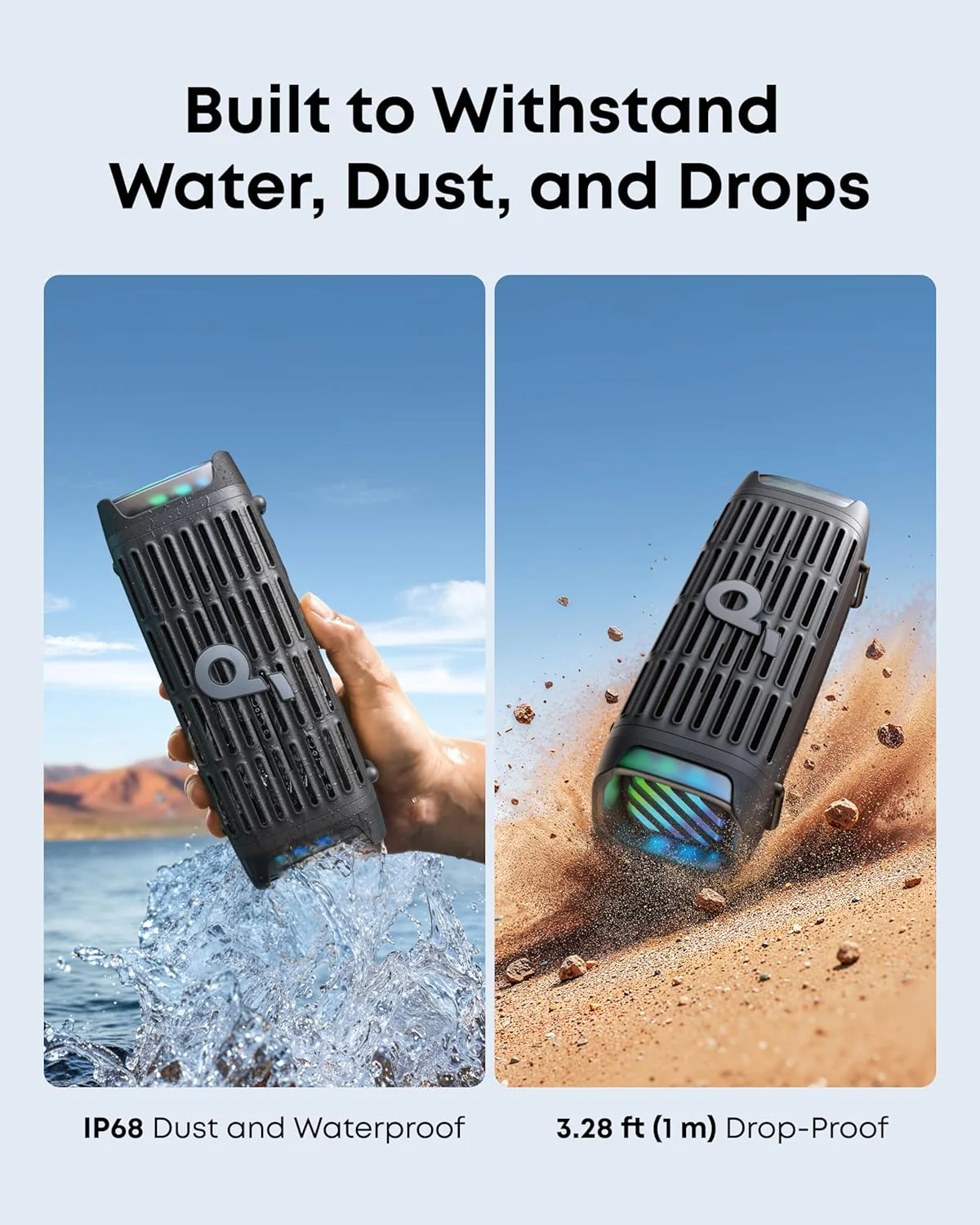 Coluna Bluetooth Portátil e Robusta para Ambientes Externos - Image 2