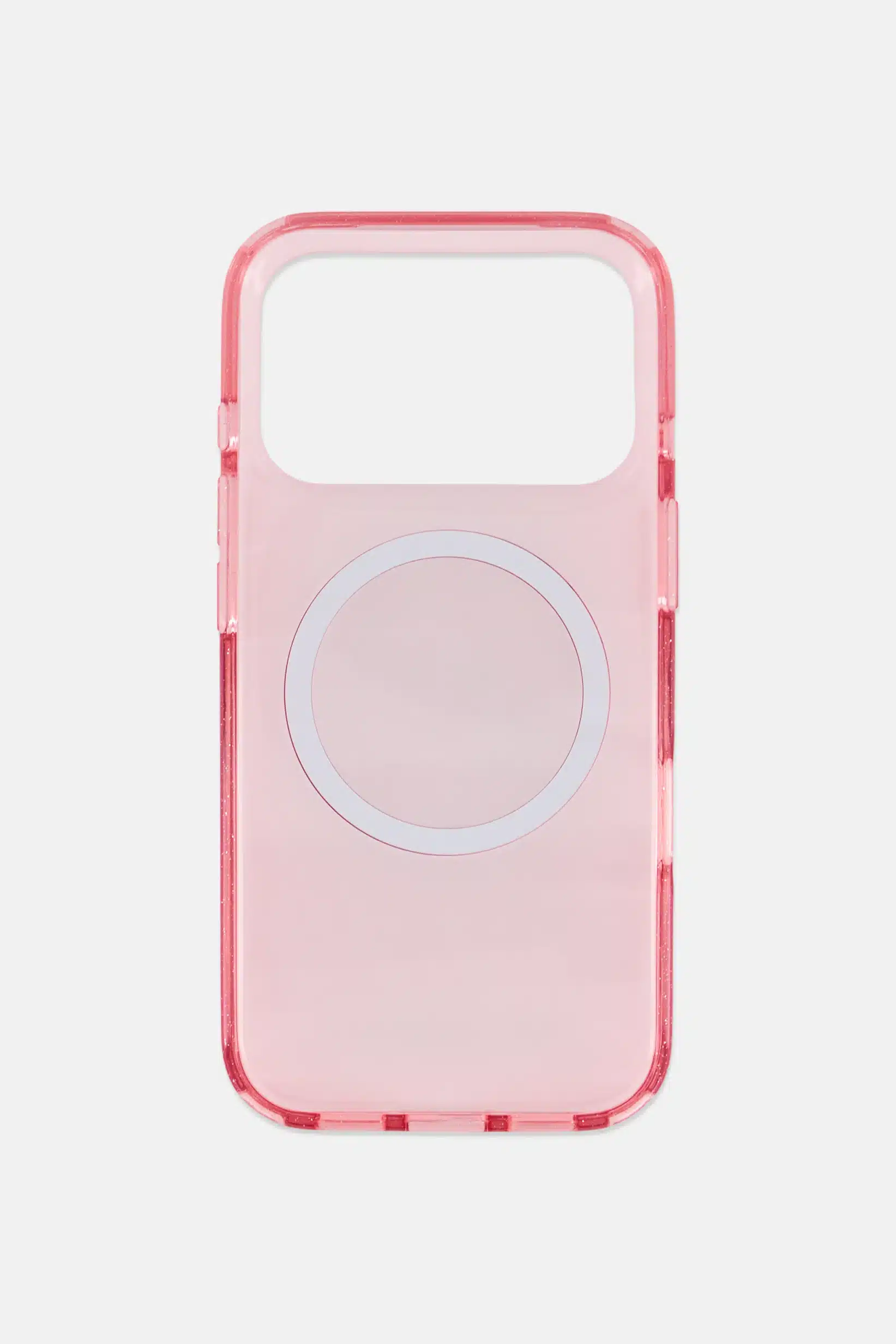 Capa Karl Lagerfeld para iPhone 17 Pro compatível com MagSafe com glitter e estampa KL com Karl e Choupette - Rosa - Image 2