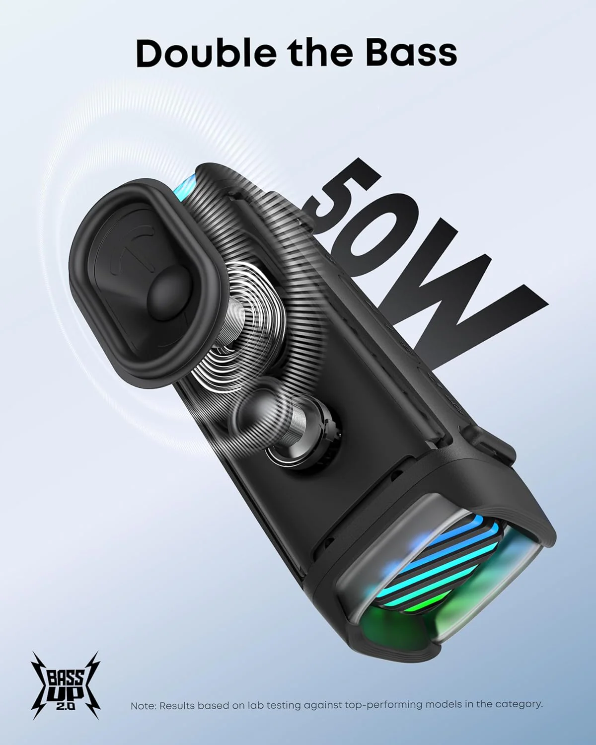 Coluna Bluetooth Portátil e Robusta para Ambientes Externos - Image 4