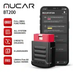 Scanner Automóvel Mucar BT200 PRO OBD 2 Ferramenta de Diagnóstico Automotivo Completa - Image 3
