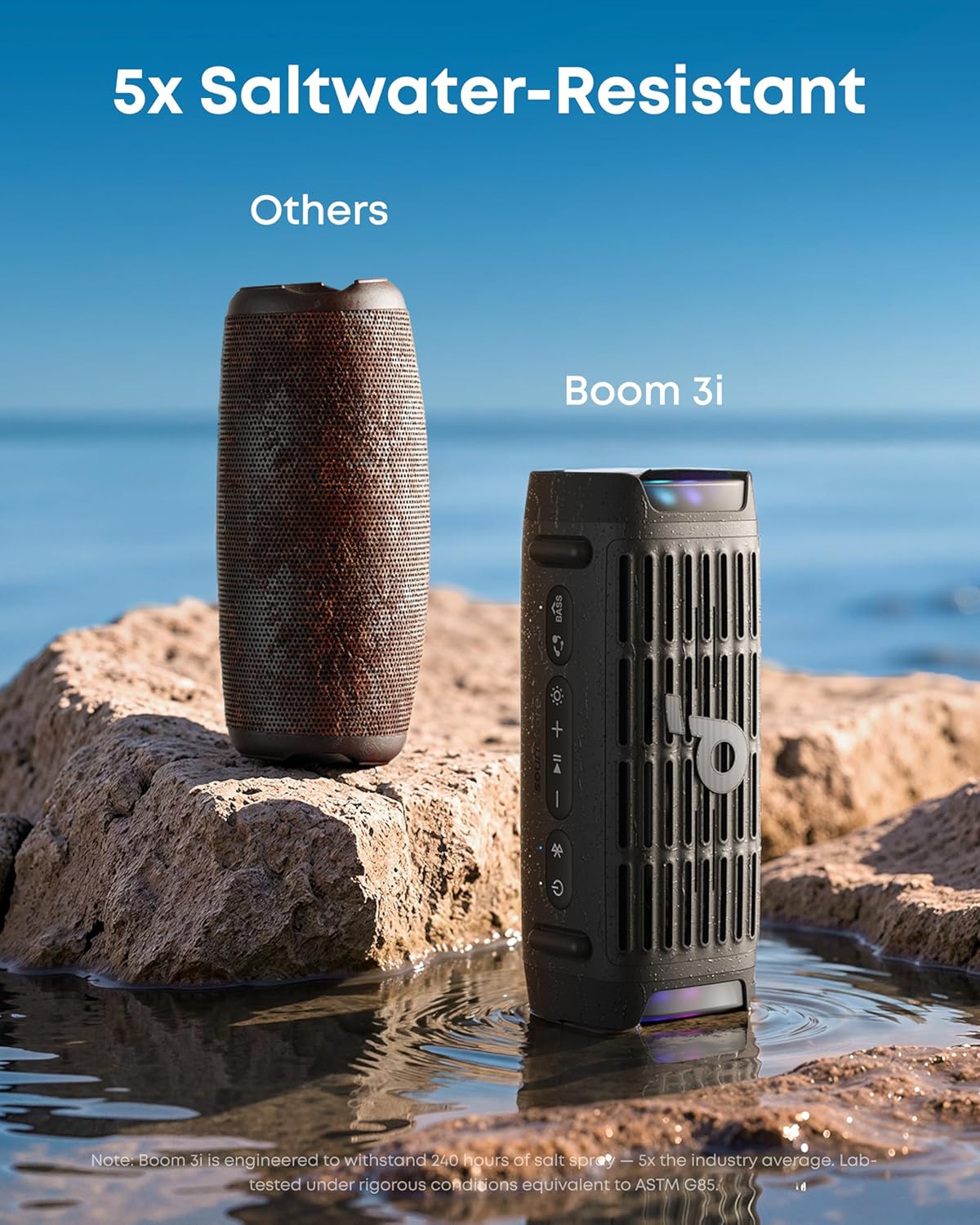 Coluna Bluetooth Portátil e Robusta para Ambientes Externos - Image 5