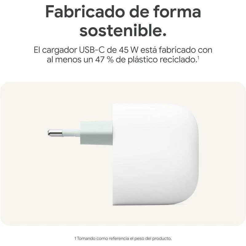 Carregador Google GA05732-EU 45W Carga Rápida Branco