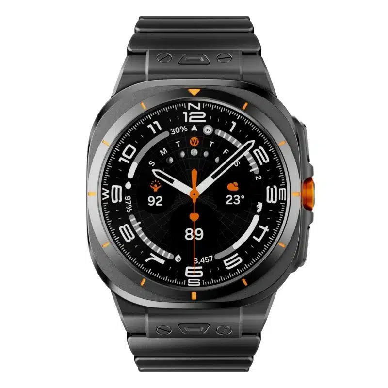 Braceletes de borracha de fluoroelastômero de titânio com fecho magnetico p/ Apple Watch 49 mm (Ultra/Ultra 2/Ultra 3) - Imagem 3