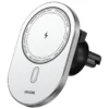 Carregador sem fio WEKOME WP-U207 com suporte magnético para carro, carregamento rápido de 15 W, rotação de 360 ​​graus e encaixe na saída de ar - Preto