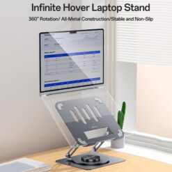 Suporte para laptop Yesido LP08 Infinite Hover com rotação de 360 graus