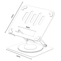 Suporte para laptop Yesido LP08 Infinite Hover com rotação de 360 graus