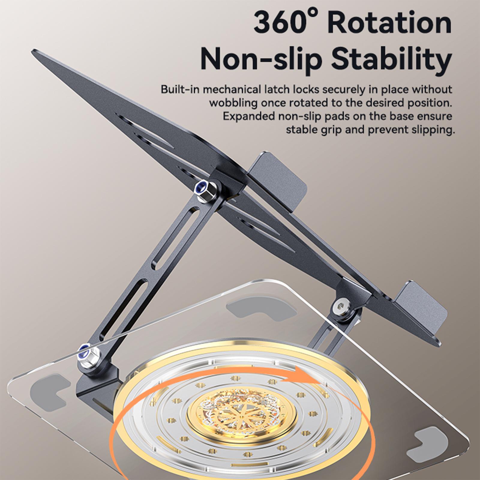 Suporte para laptop Yesido Infinite Hover com rotação de 360 graus - Image 2