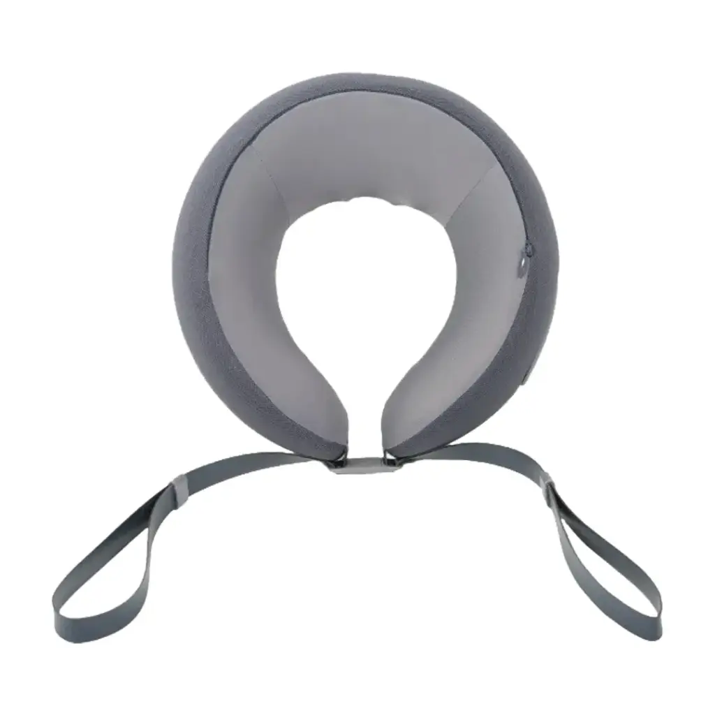 Travesseiro Ergonômico Green Lion com Função de Massagem para o Pescoço - Cinza