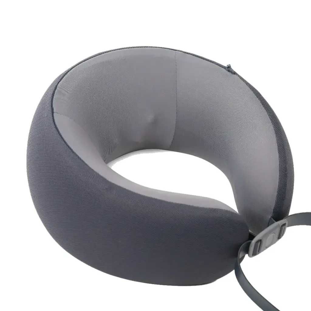 Travesseiro Ergonômico Green Lion com Função de Massagem para o Pescoço - Cinza