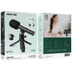 Microfone sem fio Green Lion GM-94X - Preto