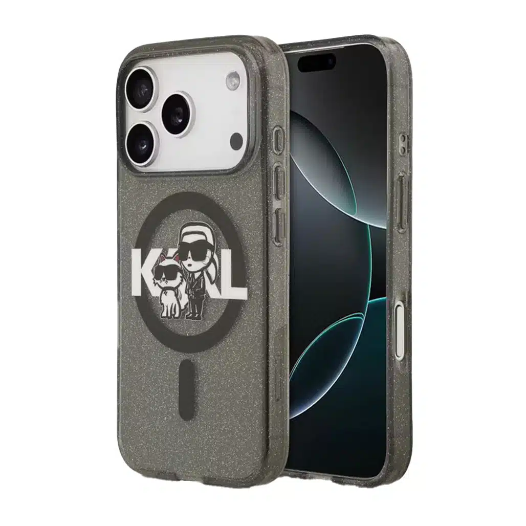 Capa Karl Lagerfeld para iPhone 17 Pro Max com MagSafe e Glitter - Image 5