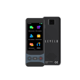 Levelo FluentLink Tradutor de Voz Offline e Online - Cinza