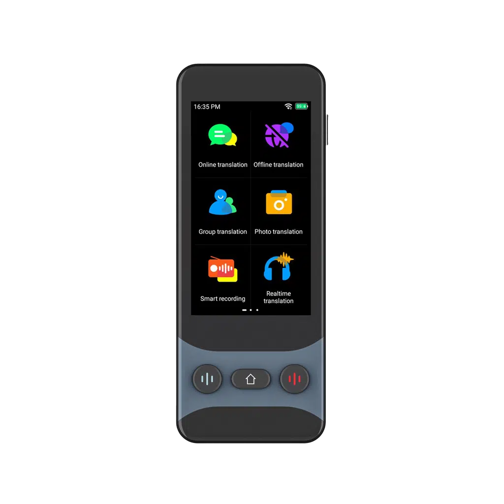 Levelo FluentLink Tradutor de Voz Offline e Online - Cinza - Image 2