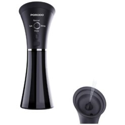Limpador de cera de ouvido elétrico Porodo, 4 modos de limpeza, tecnologia de jato de vapor ultra e pulsação, bico de pulverização tripla, reservatório 2 em 1 para esgoto/água limpa, água...