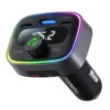 Carregador Inteligente para Carro Porodo com Transmissor FM - Preto