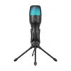 Microfone condensador para jogos Porodo - Preto