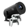 Projetor para jogos Porodo com controles - Preto