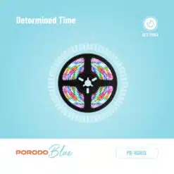 Fita de LED RGB Porodo Blue de 5 metros com sensor de som e controle remoto de 44 teclas. - Image 7