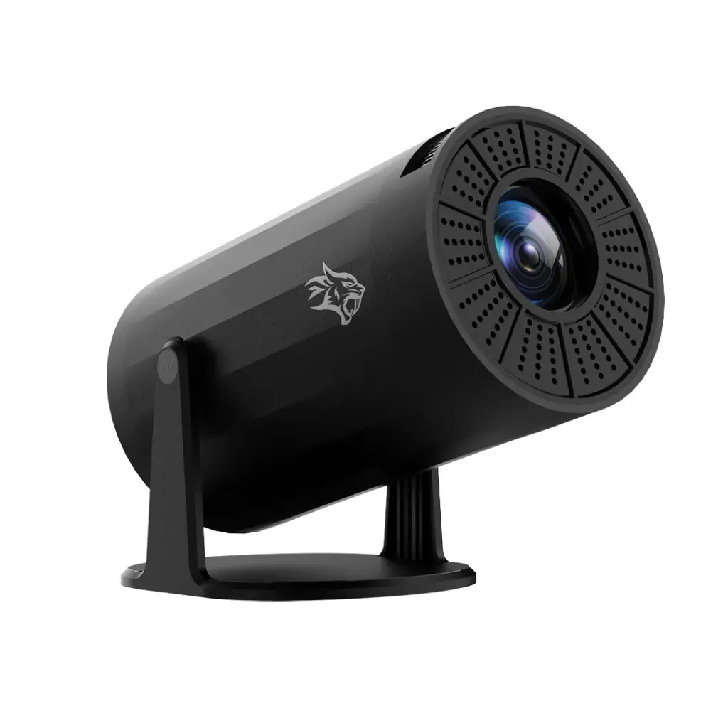 Projetor Gaming com mais de 2000 jogos e Wifi Dual band Porodo com controles - Preto - Image 2