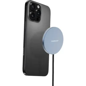 Carregador sem fio magnético Powerology Elero - Cinza