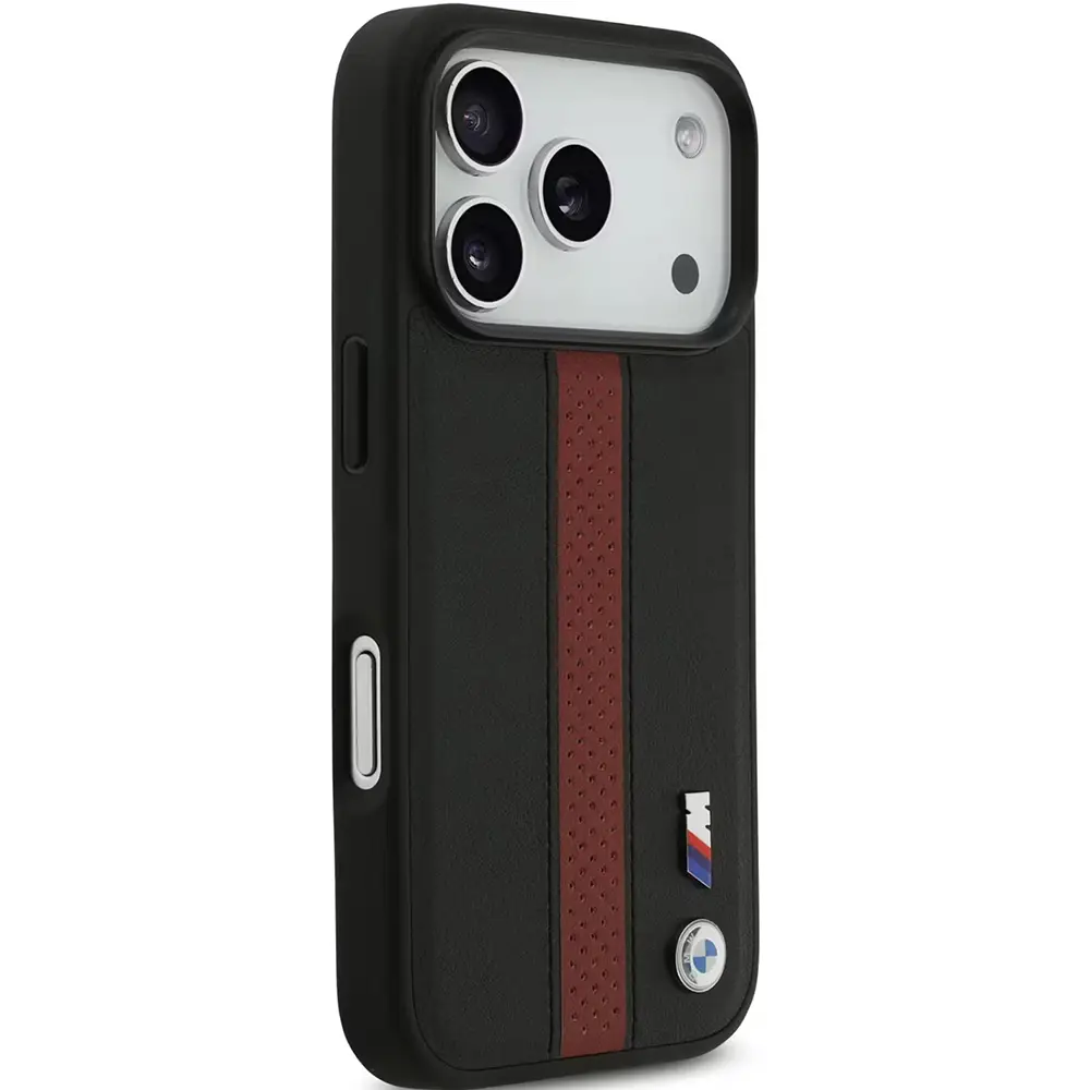 Capa de couro BMW MagSafe preta para iPhone 17 Pro Max – - Image 6