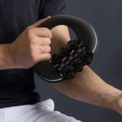 Massageador de rolos Porodo RELIEVA Lifestyle com 3 velocidades de rotação - Preto - Image 4