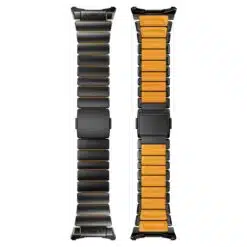 Braceletes de borracha de fluoroelastômero de titânio com fecho magnetico p/ Apple Watch 49 mm (Ultra/Ultra 2/Ultra 3) - Imagem 5