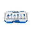 Conjunto de 6 brocas de 12 mm para tupia Wadfow WRKSR0112