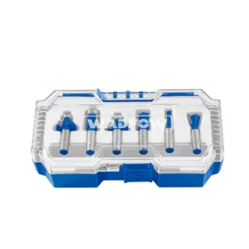 Conjunto de 6 brocas de 12 mm para tupia Wadfow WRKSR0112