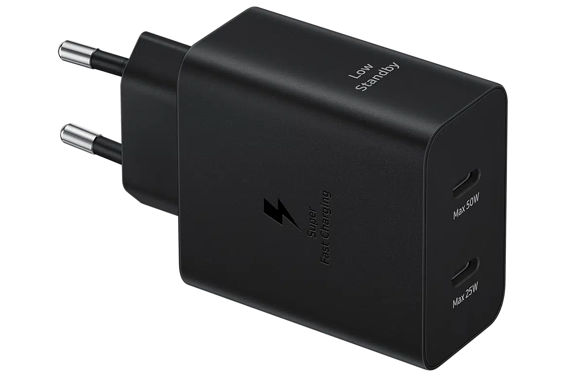 Carregador / Adaptador de energia Samsung Duo de 50W com cabo USB C 1.8m (Original) - Image 2