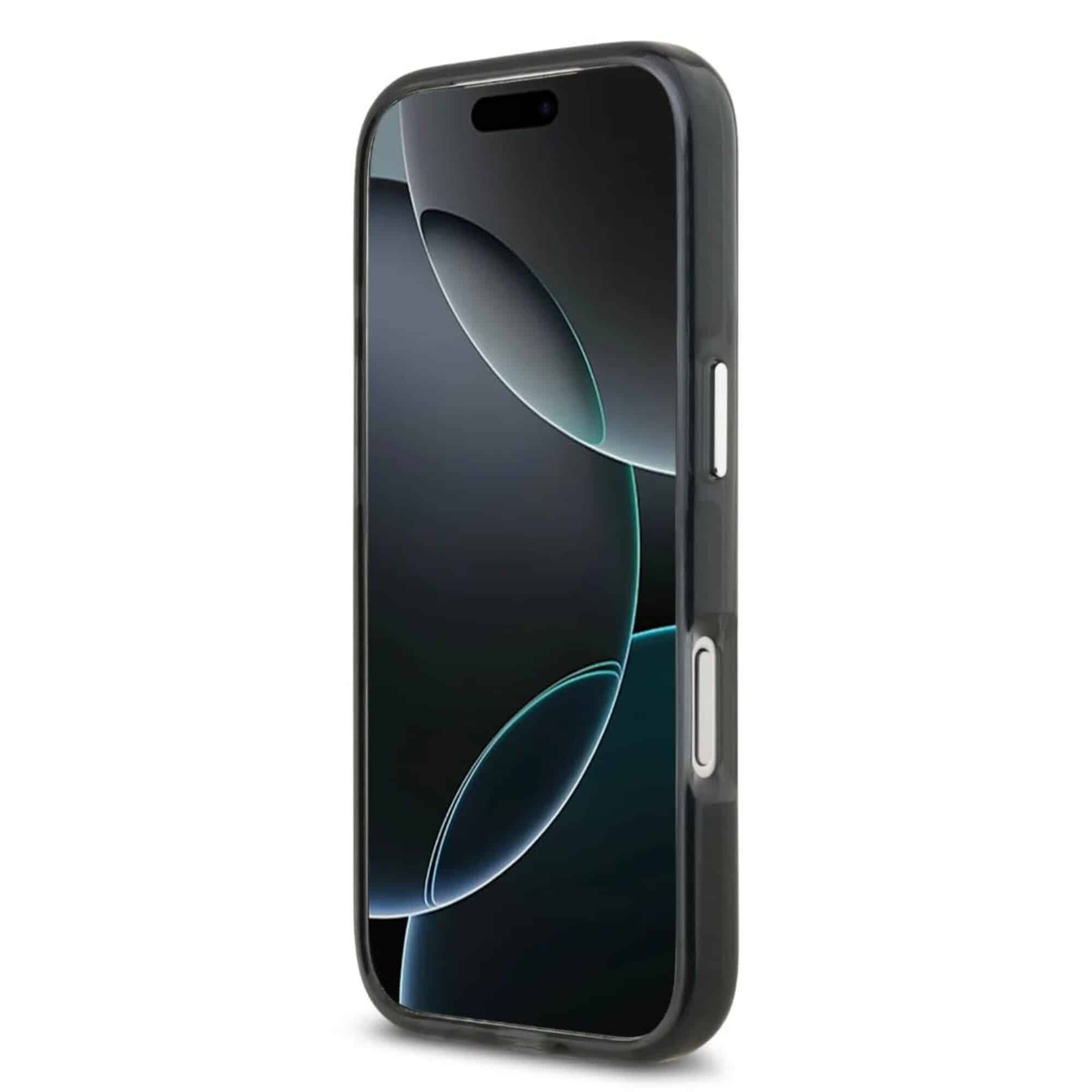 Capa Lacoste MagSafe transparente em TPU+PC com acabamento fosco para iPhone 17 Pro Max - Cinza Oliva - Image 7