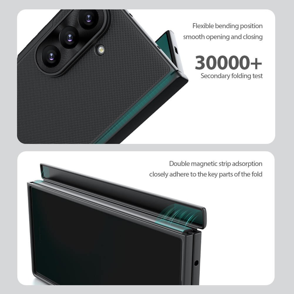Capa magnética fosca Nillkin Super Frosted Shield Fold para Samsung Galaxy Z Fold 8 Ultra - Image 12