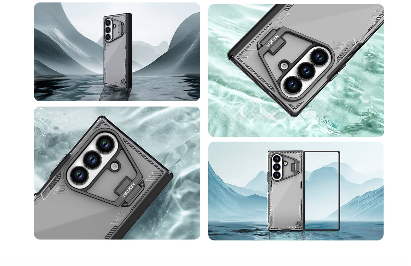 Capa protetora Nillkin Iceblade Fold para câmera do Samsung Galaxy Z Fold7 - Gray - Image 9