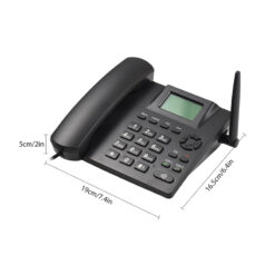 Alternative view of Telefone Fixo Sem Fio GSM de Mesa com Cartão SIM Duplo  DDK 995+ - Preto