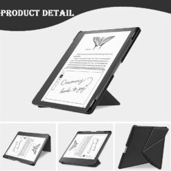 Alternative view of Capa para Kindle Scribe de 10,2" em couro PU com função de ativação/desativação automática- Preta